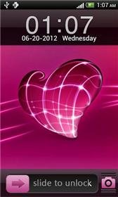 download 3D Pink Heart Go Locker Theme apk